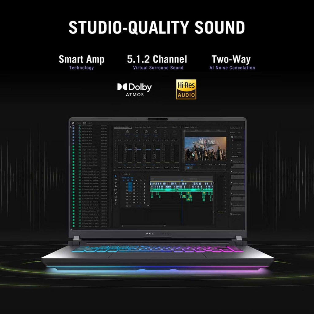 ASUS ROG Strix G16 (2025) Gaming Laptop, 16' FHD+ 16:10 165Hz/3ms IPS Display, NVIDIA GeForce RTX 5060 Laptop, Intel Core i7-14650HX, 32GB DDR5 | 2TB M.2 PCIe SSD, WiFi 7, RGB Blacklit KB, Win11 Pro
