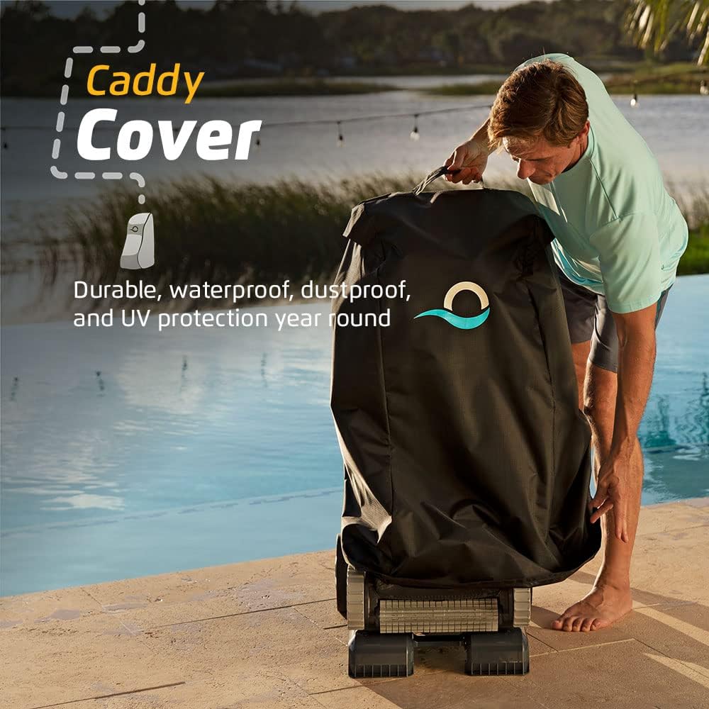 Dolphin Nautilus CC Robotic Pool Vacuum Cleaner up to 33 FT - Premium Bundle with Caddy and Cover