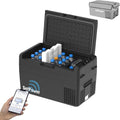 Setpower Car Refrigerator 50 Hours Backup Cooling 27 Quart 12 volt Fridge Portable Car Freezer with Cover 12V Coolers for Vehicles Electric Cooler for Car Camping Truck Van RV SUV Road Trip Travel
