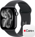 Apple Watch Series 11 [GPS 42mm] Smartwatch with Jet Black Aluminium Case with Black Sport Band - S/M. Sleep Score, Fitness Tracker, Health Monitoring with AppleCare+ (2 Years)