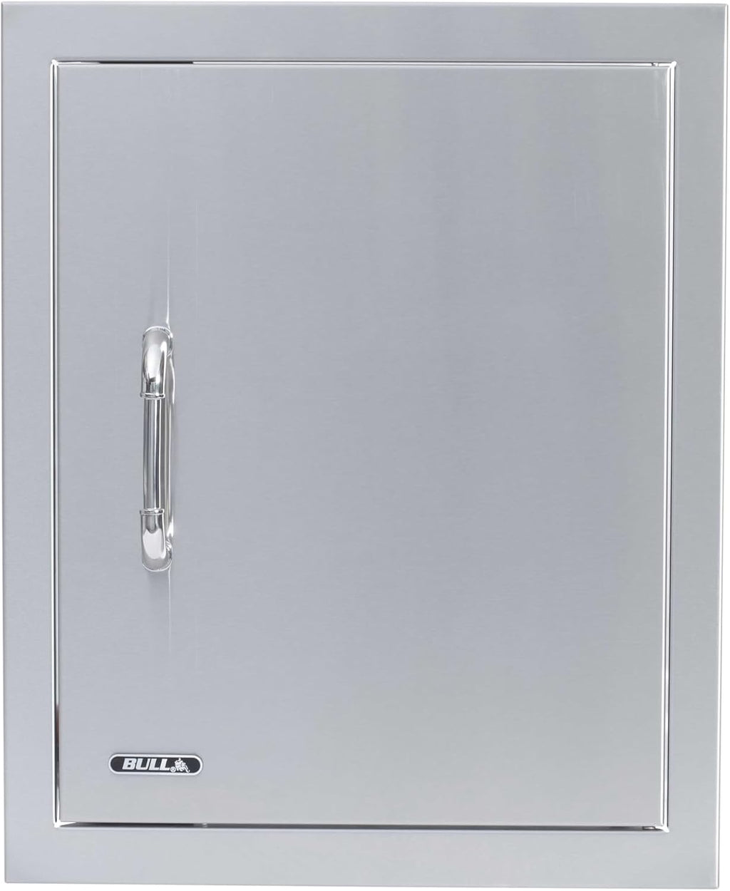 Bull Outdoor Products Premium Components for Outdoor Kitchen BBQ Island Vertical Stainless Steel Access Door with Reveal