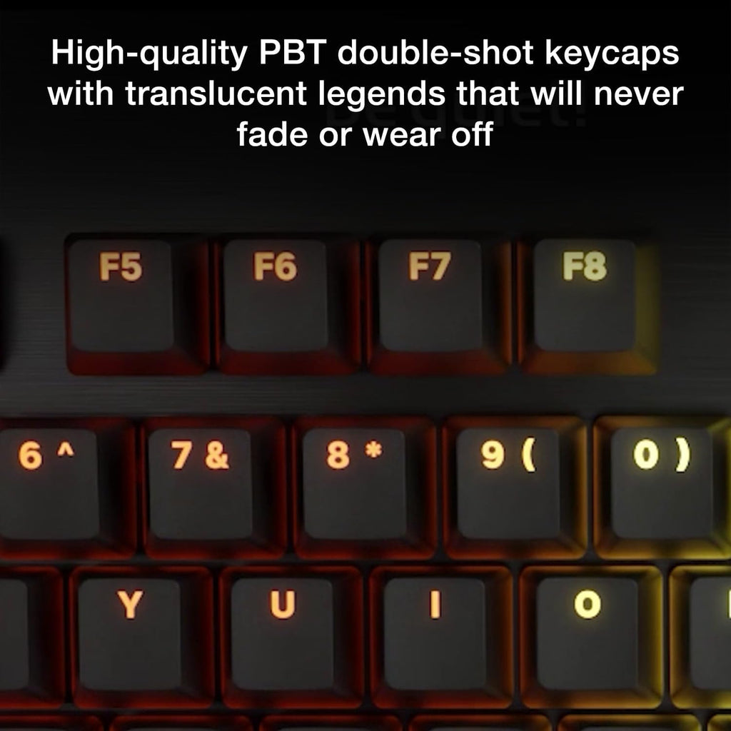 be quiet! Dark Mount Mechanical Keyboard | Tactile | Hot-Swappable Lubricated Silent Switches | Detachable Numpad and Media Dock | Programmable ARGB Keys | Quality PBT Double Shot Keycaps | BT002US