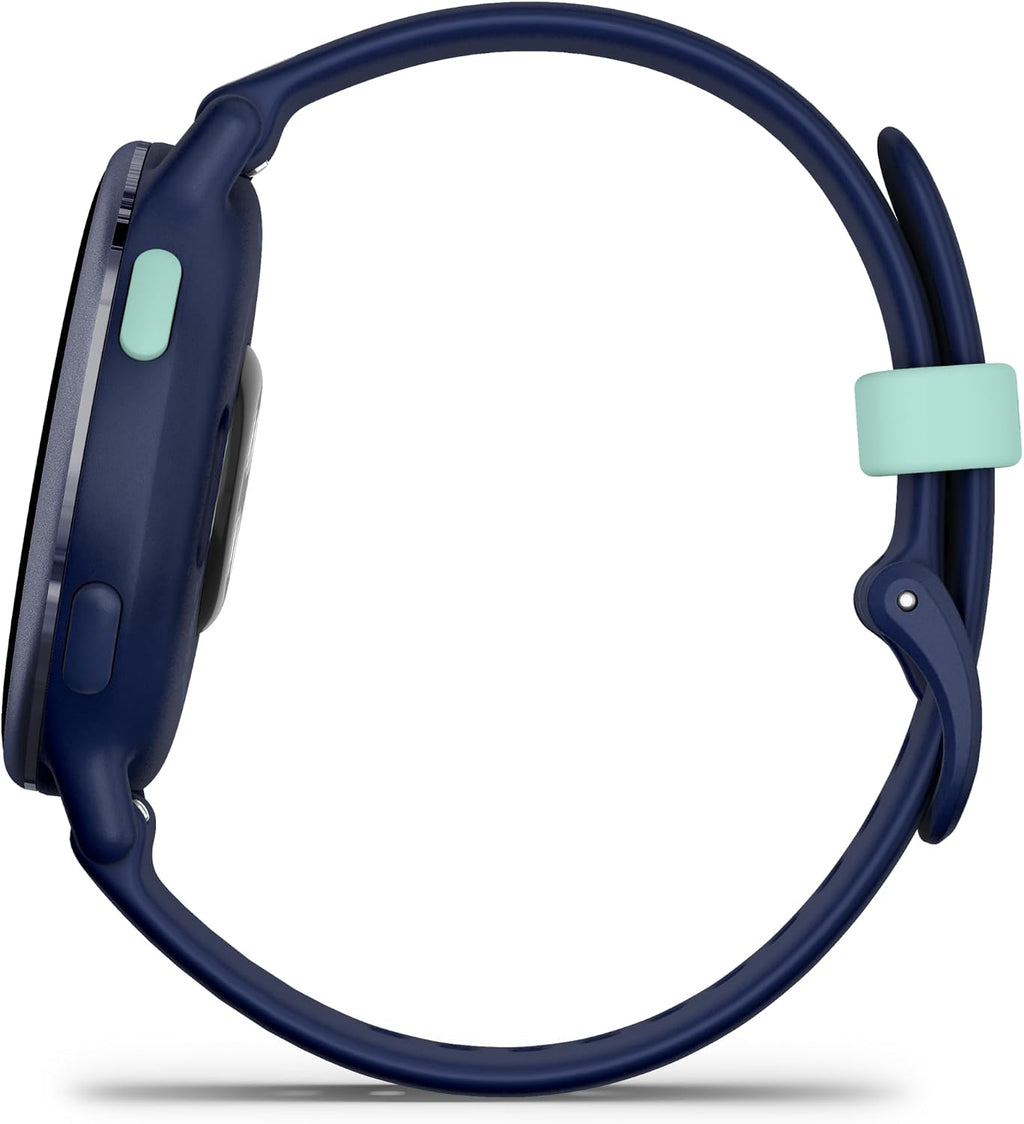 Garmin Vivoactive 5, Health and Fitness GPS Smartwatch for Men and Women, Metallic Navy Bezel w/Navy Case and Silicone Band, 1.2' AMOLED Touchscreen Display, 11 Days Battery Life (Bundle)