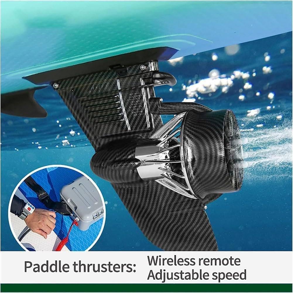 SUP Fin Rechargable Electric Fin Stand Up Paddle Board,Surfboard Electric Fin,With Brushless Motor, Equipped With Remote Control, Portable Jet Powered Surfboard Kit