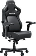 Anda Seat Kaiser 4 XL Gaming Chairs for Adults - Ergonomic Black PVC Leather Gaming Chair with 6D Armrest, Comfortable Office Seat with Lumbar Support, Heavy Duty Wide Gamer Seat
