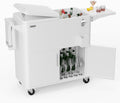 VINGLI Patio Cooler, Ice Chest with Storage Cabinet, Bottle Opener Drainage, Outdoor Cooler for Party, Deck, Pool