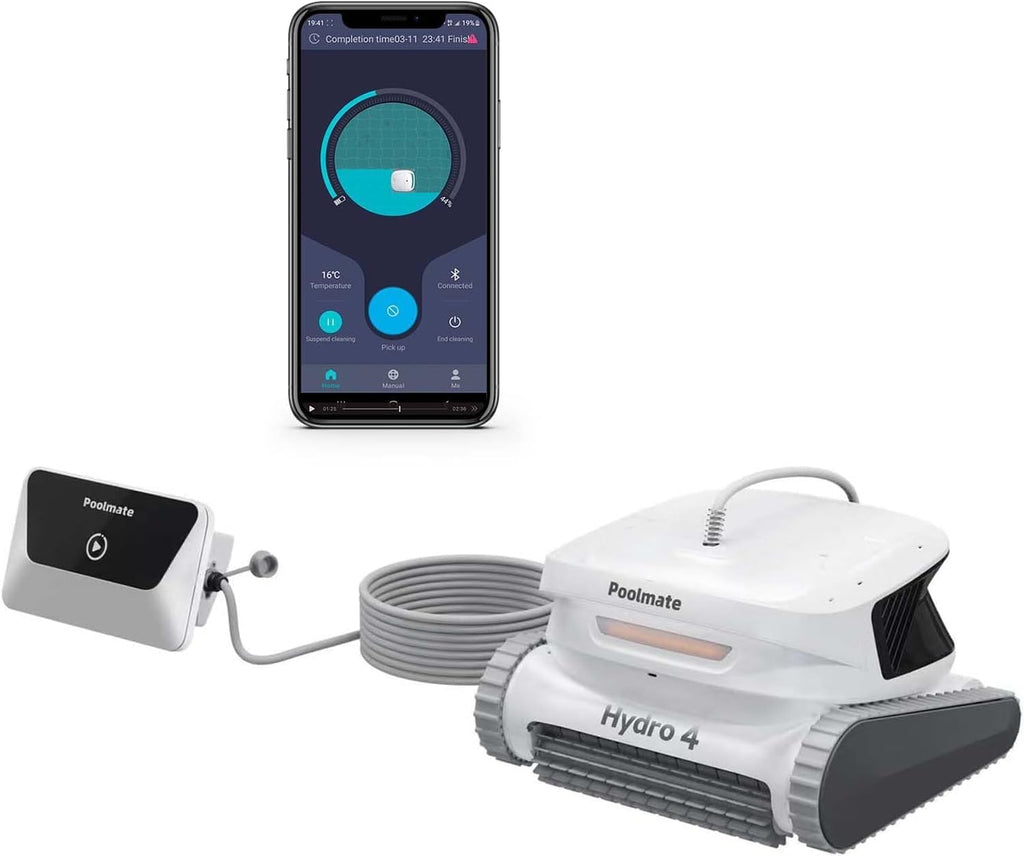 Chasing Hydro 4 Inground Pool Vacuum Cleaner | 50ft Corded Pool Robot for Floor, Wall & Waterline Cleaning | Smart App Control | 5070 GPH Suction Perfect for Pool Opening Season