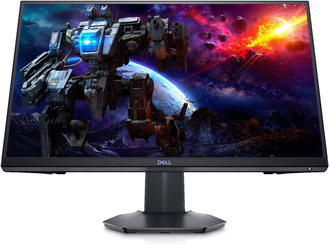 Dell 144Hz Gaming Monitor FHD 24 Inch Monitor - 1ms Response Time, LED Edgelight System, AMD FreeSync Premium, VESA, Gray - S2421HGF