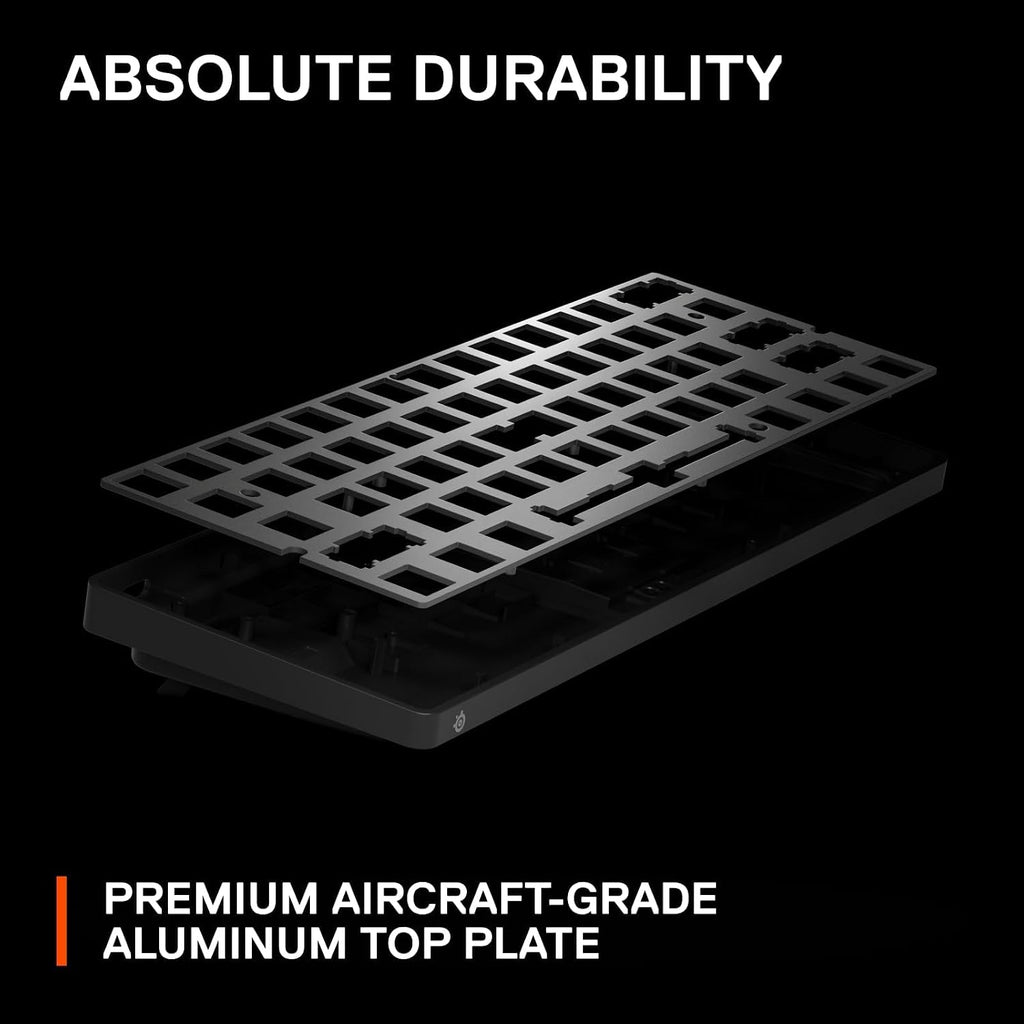 SteelSeries Apex Pro Mini Mechanical Gaming Keyboard – World's Fastest Keyboard – Adjustable Actuation – Compact 60% Form Factor – RGB – PBT Keycaps – USB-C (Renewed)