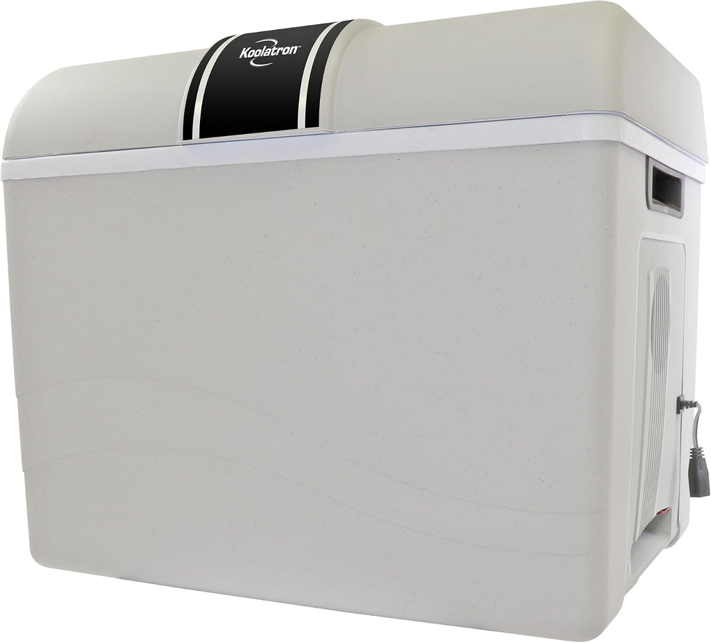 Koolatron 12V Iceless Cooler & Warmer – Portable 45 Qt Electric Cooler for Car, Truck, Camper, Boat, Hard Sided Mini Fridge for Camping, Picnic, Travel, Lunch, Food, Drinks, Bedroom, Office, Dorm