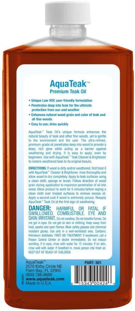 AquaTeak The Original 36' Grate Teak Shower Bench with Shelf Two-Step Care Kit