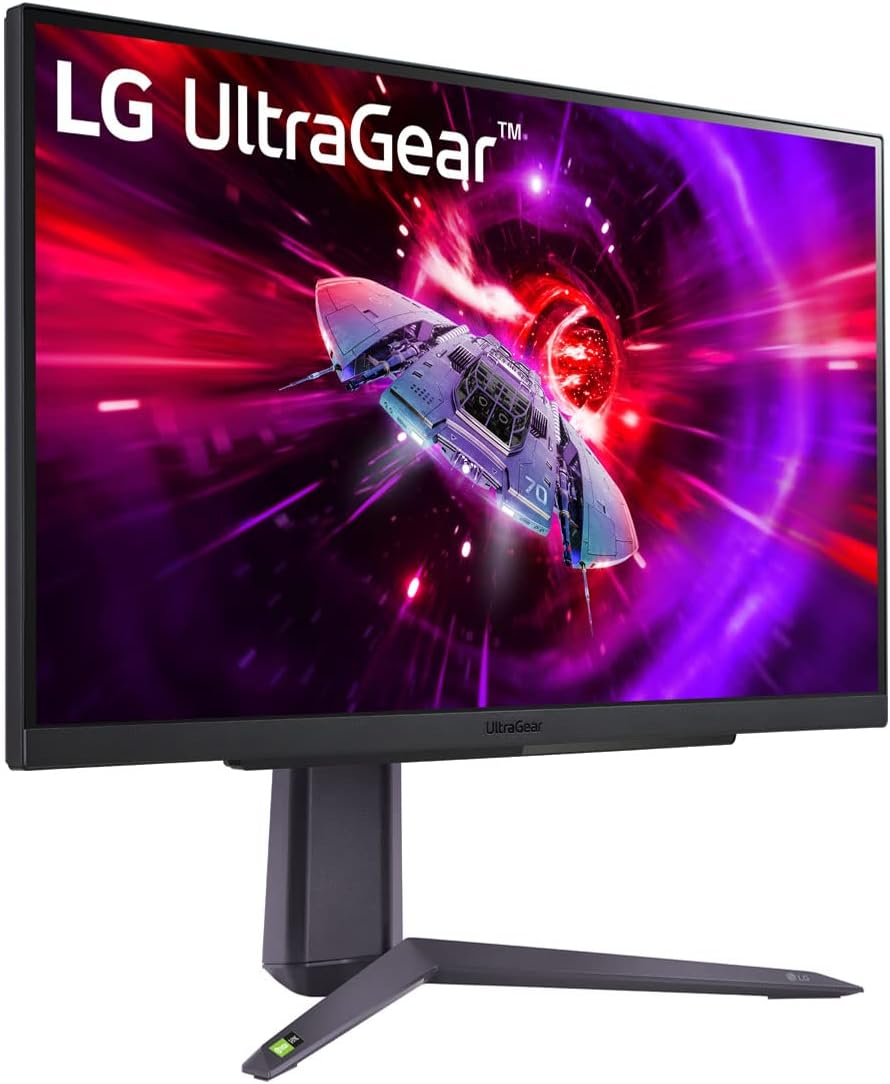 LG Electronics 27GR75Q-B Ultragear Gaming Monitor 68.5 cm (27'), 2560 x 1.440, 16:9, WQHD 1440p, 99% sRGB, HDR10, 165 Hz, 1ms GtG - Black