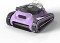 Pool Vacuum for Above Ground Pool for In Ground Pools, 2.5h Runtime, Cordless Robotic Pool Cleaner with 2024 Upgraded Motor, Wall Climbing, Intelligent Route Planning（Purple Black）