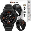 KOSPET Tank S2 Smart Watch for Men Women GPS, 5ATM Waterproof, Pressure/Altitude/Compass, 1.32' AMOLED Display Fitness Tracker(Answer/Make Call), AI Voice Assistant, 24H Sleep/Hear Rate Monitor