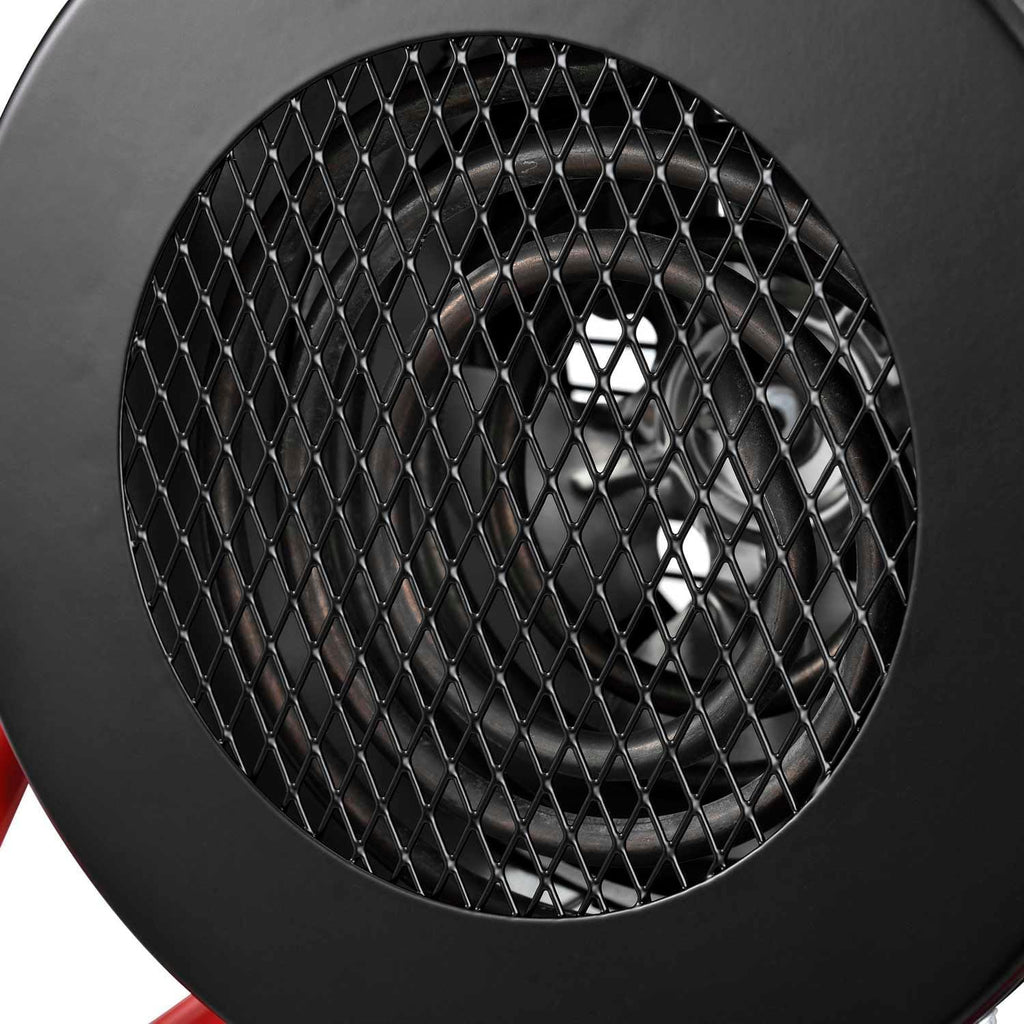 Global Industrial Portable Electric Space Heater With Built-in Thermostat and Ergonomic Handle, 5120 BTUs, 1500 Watt, 120V, For Small Spaces, Garages & More
