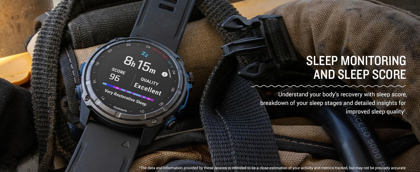 Garmin Descent Mk3i, Dive Computer Smartwatch 51MM, Carbon Gray DLC Titanium with Black Silicone Band and Multisport GPS Training Fitness Watch, Air Integration Bundle with Accessories