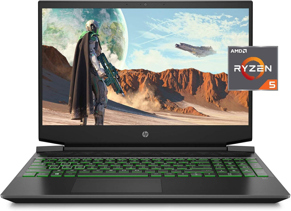 HP Pavilion Gaming 15 Laptop, NVIDIA GeForce GTX 1650, AMD Ryzen 5 4600H, 8GB DDR4 RAM, 512 GB PCIe NVMe SSD, 15.6' Full HD, Windows 10 Home, Backlit Keyboard (15-ec1010nr, 2020 Model)