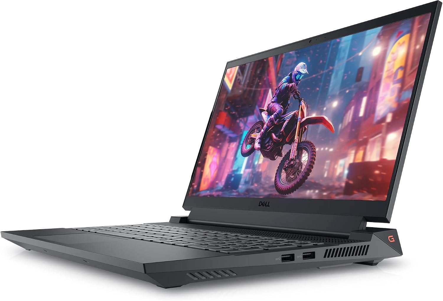 Dell G15 5530 Gaming Laptop, 13th Gen Intel Core i7-13650HX, 64GB DDR5 RAM, 2TB PCIe SSD, 15.6' FullHD Display, RTX 4060, Backlit Keyboard, Windows 11 Home, Dark Shadow Gray - NPO Backpack