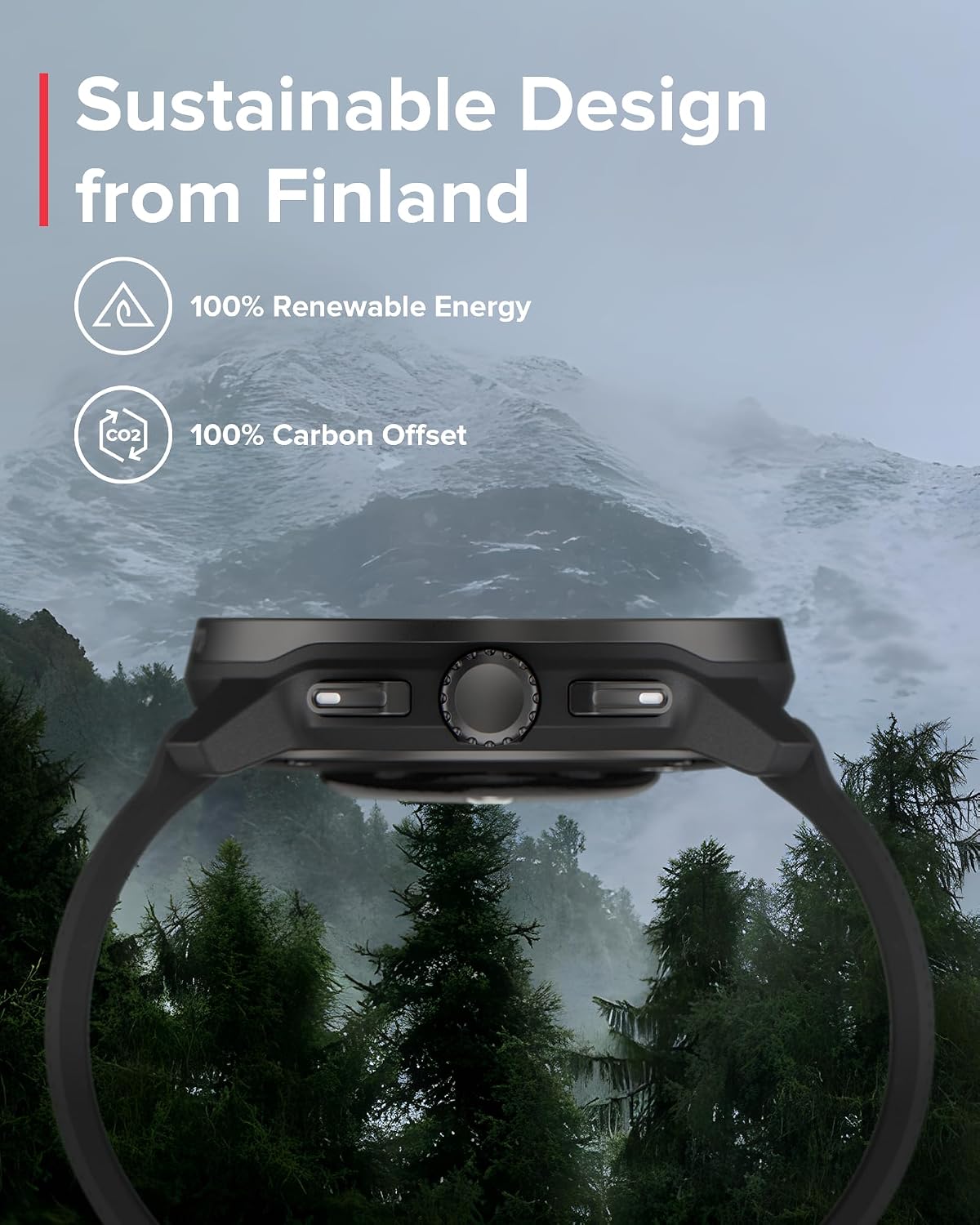SUUNTO Race S GPS Sports Watch, 1.32' AMOLED Touchscreen w/Crown, 13 Days Battery Life, Training & Sleep Health Tracking, Dual-GNSS, 32GB Global Offline Maps, Lightweight for Running, All Black