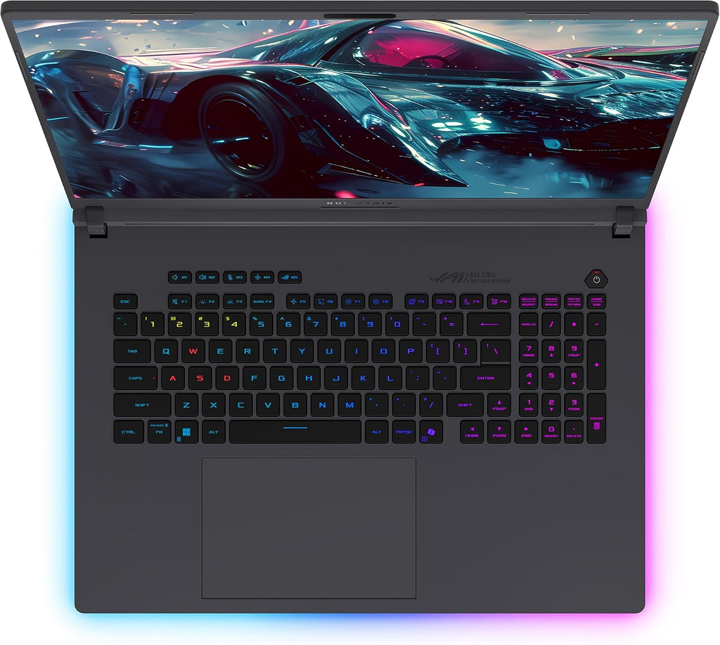 ASUS ROG Strix G18 Gaming Laptop, Intel Ultra 9-275HX, 64 GB DDR5 RAM, 4 TB PCIe SSD, 18' 2.5K (2560x1600) Display, Nvidia G-Force RTX 5060, Backlit Chiclet 4-Zone RGB Keyboard, W11 Pro, Eclipse Gray