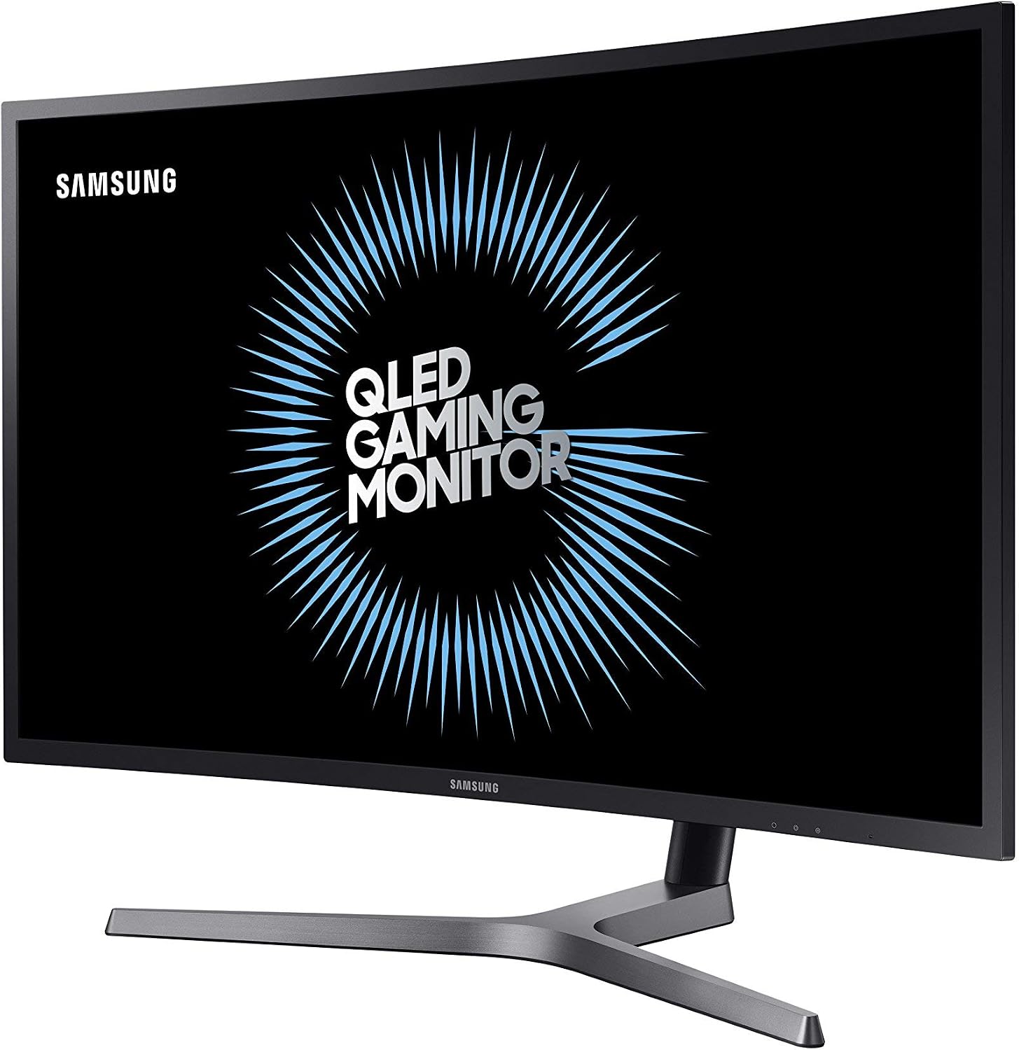 Samsung C27HG70 27-Inch HDR QLED Curved Gaming Monitor (144Hz / 1ms) Model C27HG70QQN (Renewed)