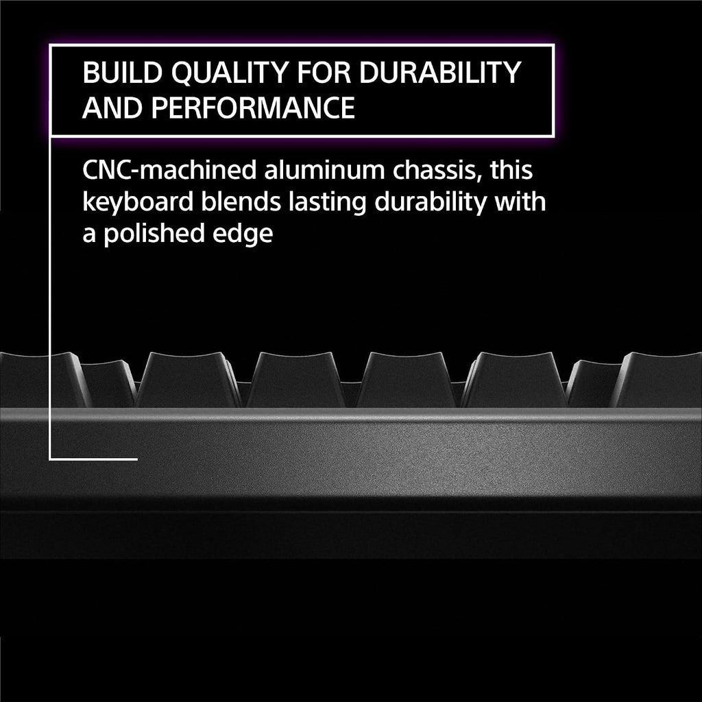 Sony INZONE KBD-H75 75% Wired CNC Aluminum Frame Gaming Keyboard, Hall-Effect Switch, Rapid Trigger, Adjustable Actuation Point, 8000 Hz Polling Rate, RGB Lighting, Volume Dial