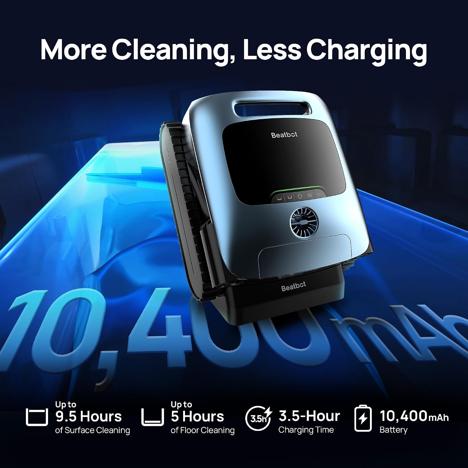 Beatbot A100 Pro Cordless Robotic Swimming Pool Cleaning Vacuum, APP Controlled
