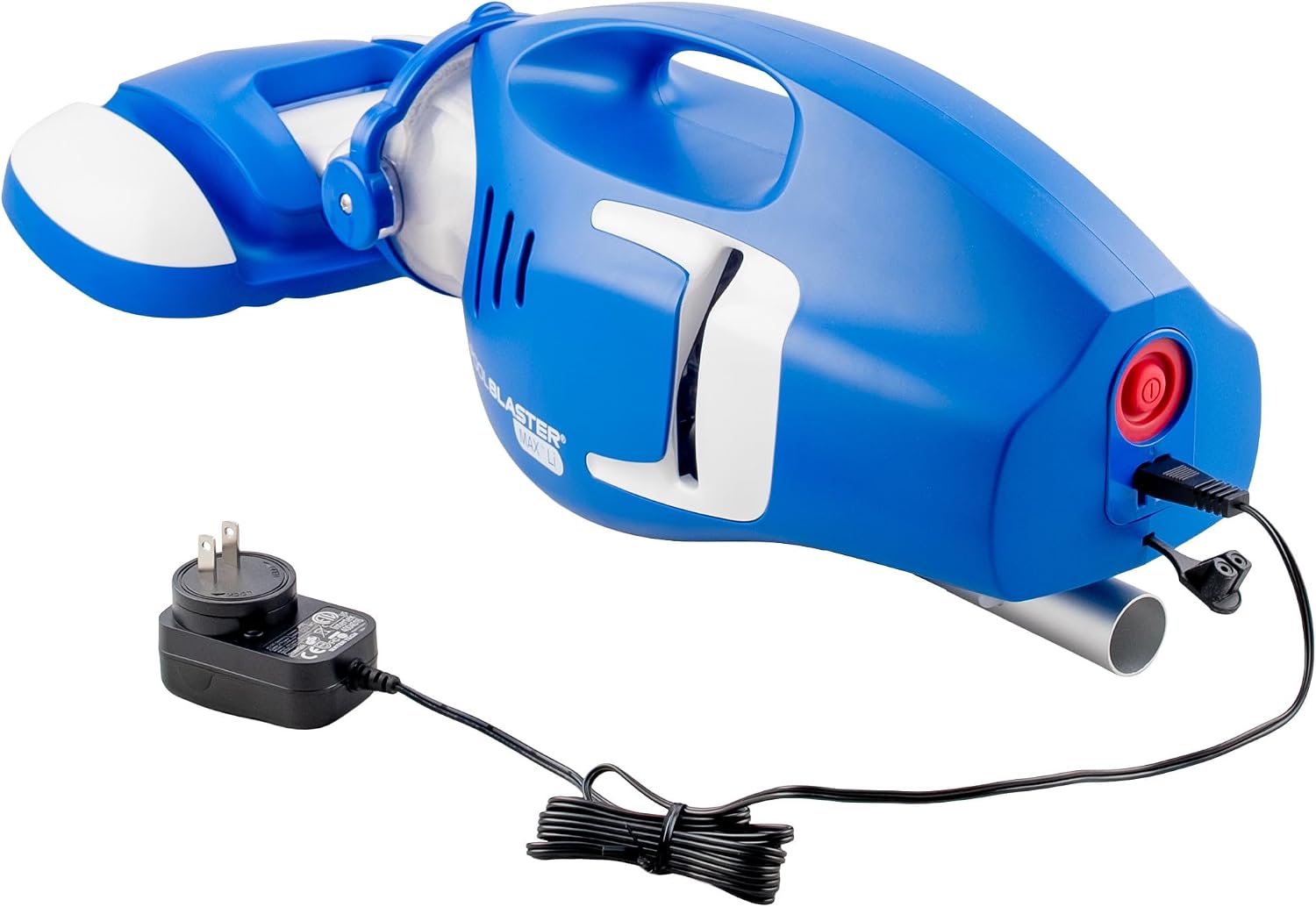 POOL BLASTER Max Cordless Pool Vacuum for Deep Cleaning & Strong Suction, Handheld Rechargeable Swimming Pool Cleaner for Inground and Above Ground Pools, Hoseless Pool Vac by Water Tech