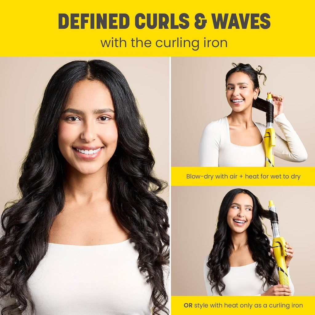 Drybar All-Inclusive Air + Active Heat 8-in-1 Multi-Styler, for Fast Drying, Long-Lasting Curls, Blowouts, Sleek Styles - Wet or Dry Styling Made Easy, 120V