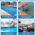 Small Inground & Above Ground Swimming Pools Cleaning Robot, Automatic Cleaning Machine Sweep Vacuum, Suction Rechargeable Battery for Floor/Walls & Waterline