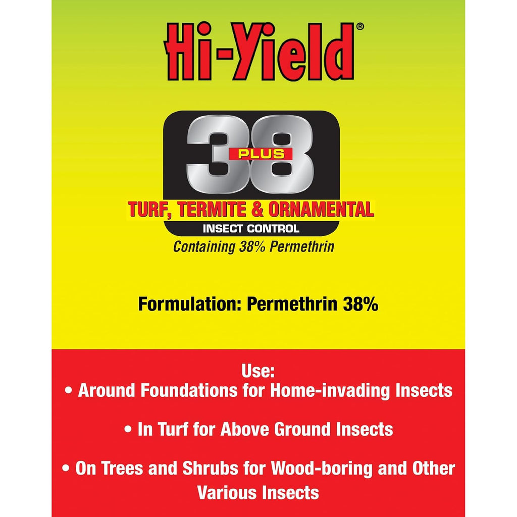 Hi-Yield (31333) 38 Plus 38% Permethrin Turf Termite and Ornamental Insect Control (1 gal)