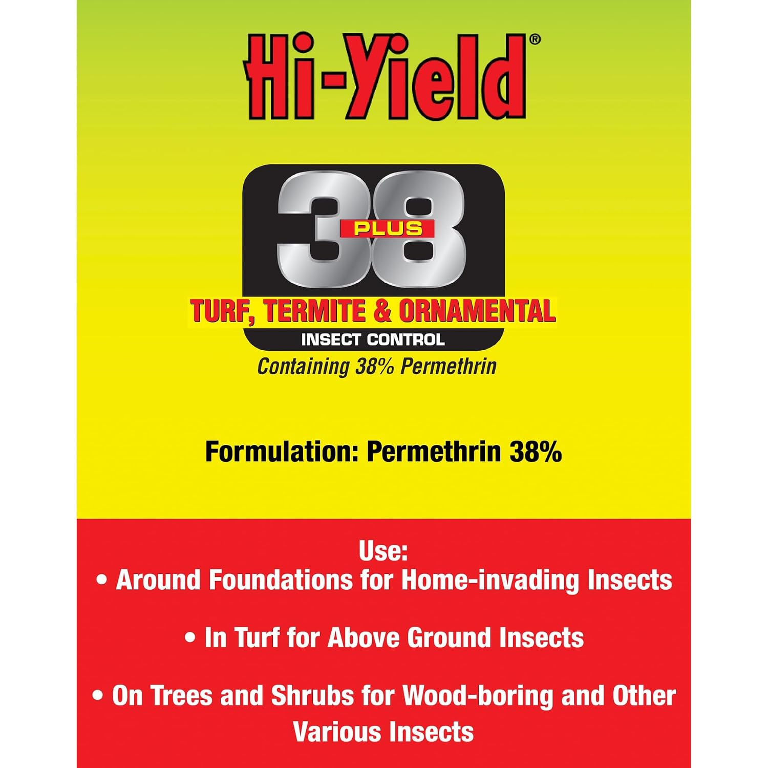 Hi-Yield (31333) 38 Plus 38% Permethrin Turf Termite and Ornamental Insect Control (1 gal)
