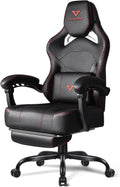 VITESSE Big and Tall Gaming Chair 400lb Weight Capacity with Footrest, Ergonomic Video Game Chair for Adults with Oversized Headrest and Lumbar Pillow, Computer Chair Gaming for Office