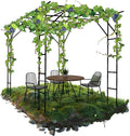 Grape Vine Trellis - Cucumber Trellis Size: 112.8 * 96 * 80.4 inches - Large Outdoor Garden Arch Trellis, Used for Outdoor Climbing of Plants, Courtyard and Garden Decoration of Pavilions