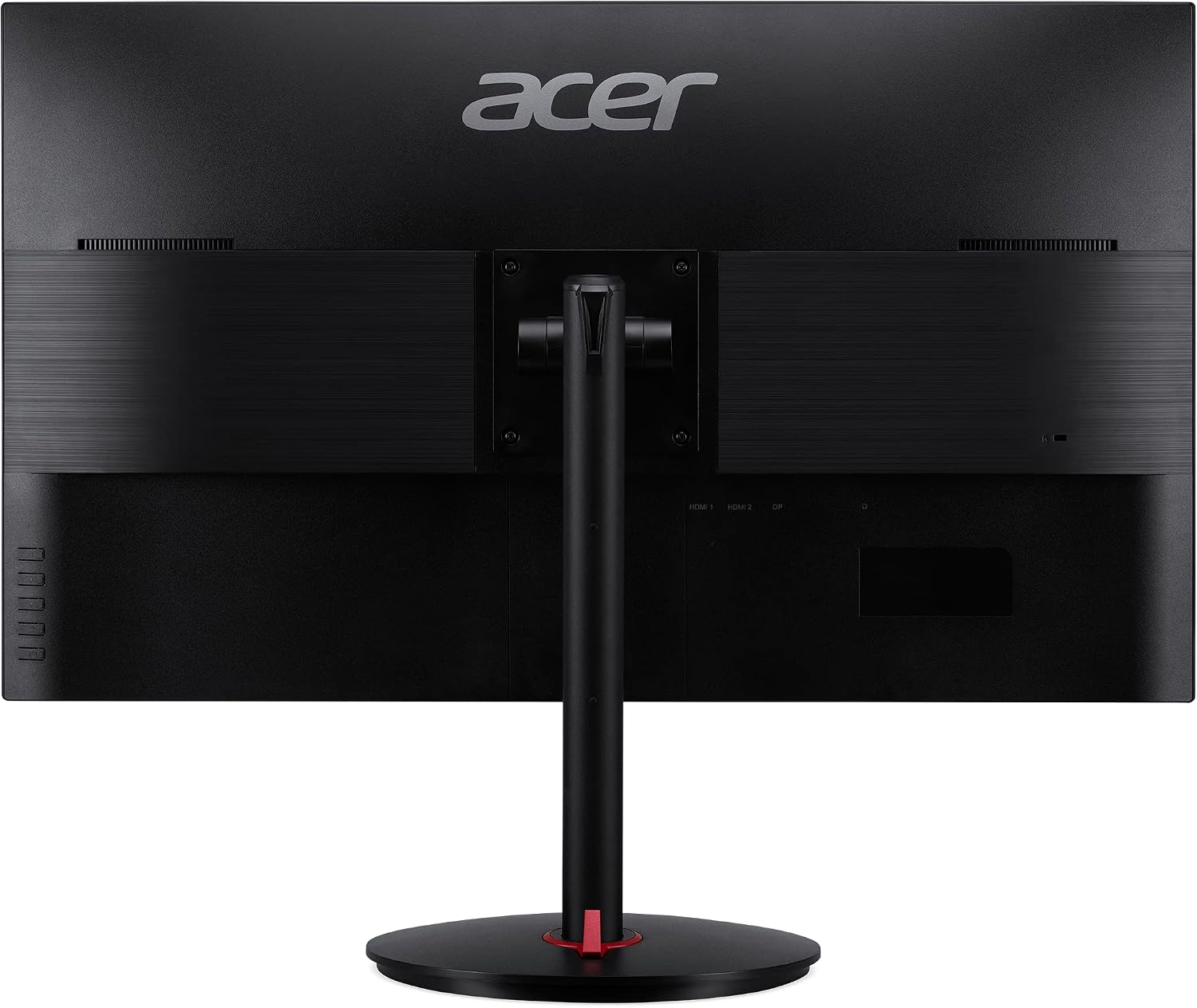 acer Nitro 31.5' WQHD 2560 x 1440 Gaming Monitor | AMD FreeSync Premium | Agile-Splendor IPS | 165Hz | Up to 0.5ms | ZeroFrame Design | Display Port 1.4 & 2 x HDMI 2.0 Ports | XV320QU Lmbmiiphx,Black