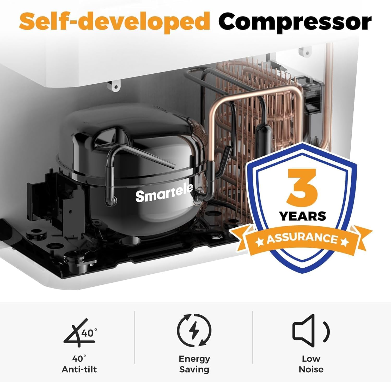 Setpower Car Refrigerator 50 Hours Backup Cooling 27 Quart 12 volt Fridge Portable Car Freezer with Cover 12V Coolers for Vehicles Electric Cooler for Car Camping Truck Van RV SUV Road Trip Travel
