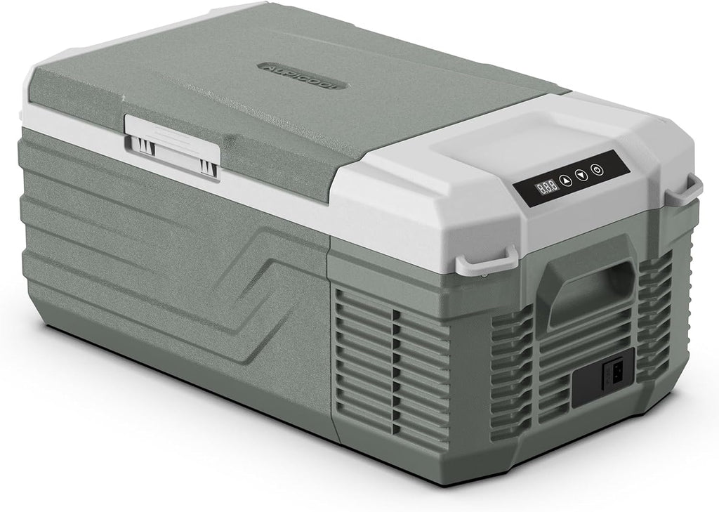 Alpicool 12 Volt Refrigerator 12V Car Fridge 16 Quart Portable Refrigerator for Car 12/24V DC 110~240 Volt AC for Truck RV Camper SUV Portable Freezer Electric Cooler for Camping (-4℉-68℉)