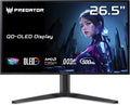 acer Predator Gaming Monitor | 26.5' WQHD 2560 x 1440 OLED | AMD FreeSync Premium Pro | 500Hz | 0.03ms | VESA DisplayHDR True Black 500 | USB Type-C, 2 x DP 1.4 & 2 x HDMI 2.1 | X27U F5bmiippruzx