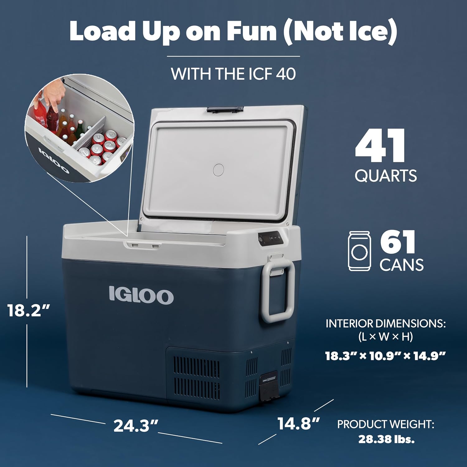 Igloo ICF Electric Compressor Cooler