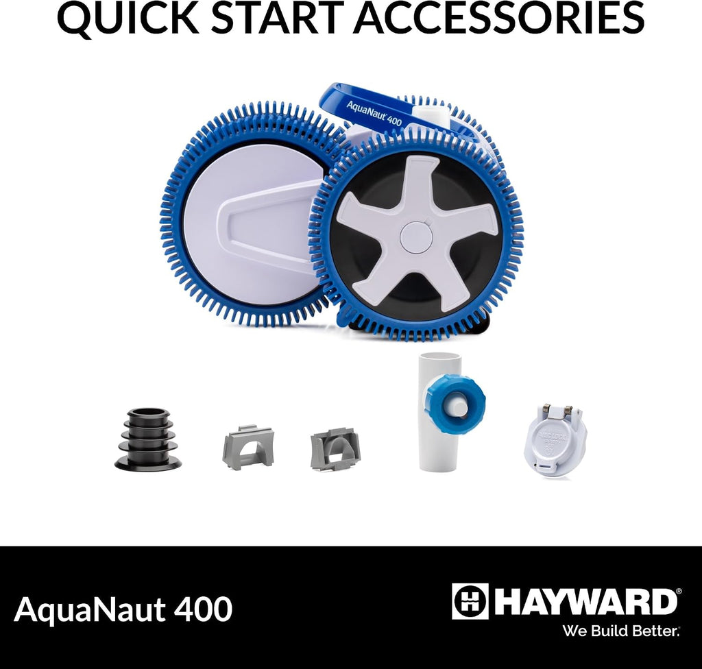 Hayward Aquanaut 400 Suction Pool Cleaner for In-Ground Pools up to 20 x 40 ft (Automatic Pool Vacuum) W3PHS41CST