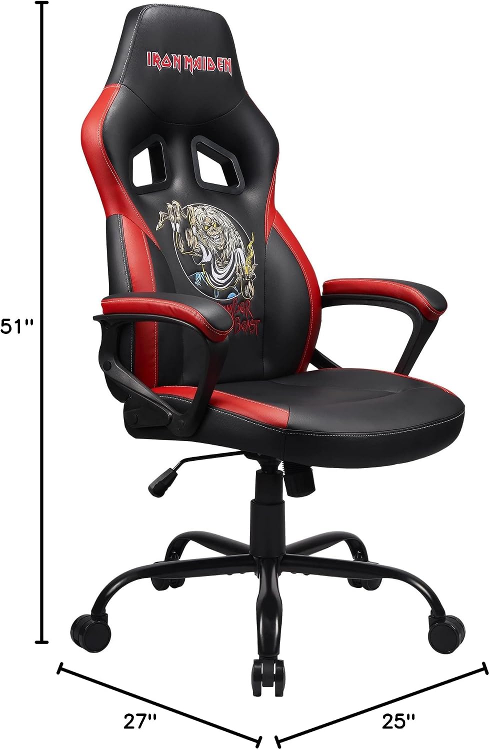 Iron Maiden - The Number of The Beast - Adult Gaming Chair/Office Gamer seat Size L