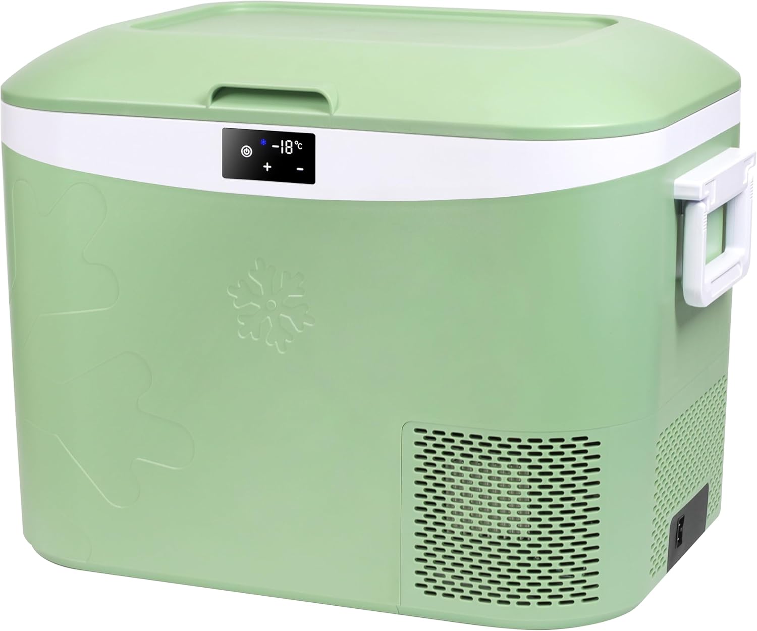 Megiu Car Refrigerator Portable 12V Fridge 19 Quart (18 Liter) 12 Volt Freezer Compressor Cooler 12V/24V DC 110～240 V AC for Truck Van RV Camper SUV and Home Use -18℃~+15℃