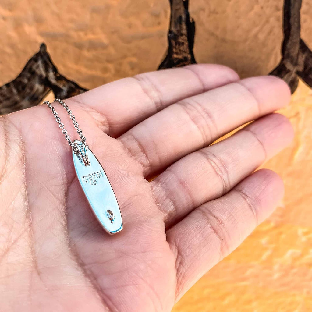JANUARY Birthstone Paddle board Necklace in GARNET | Paddleboard Jewelry Gift