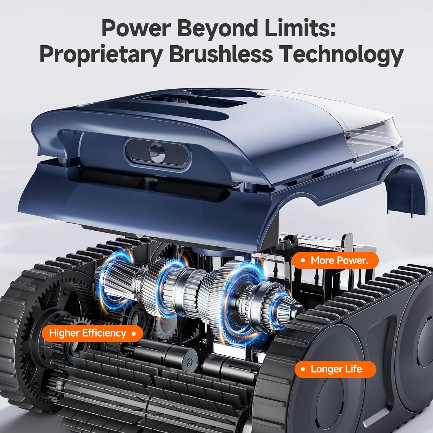 (2026 Upgrade) Pool Vacuum,SAT 25 Robotic Pool Cleaner,Pool Vaccum for Inground Pools,AI Sonar Smart Navigation,Max 180-Mins Battery Life