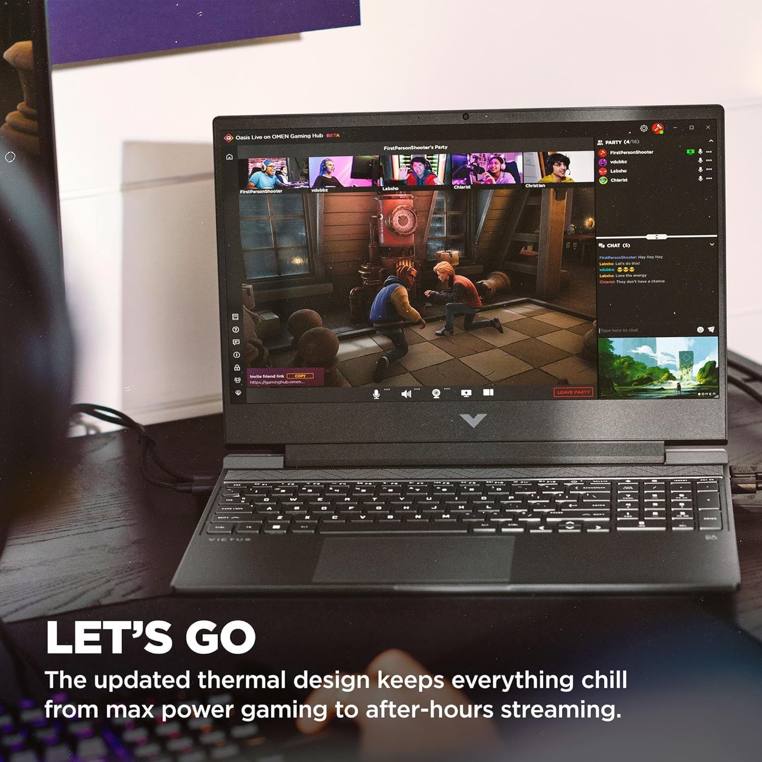 HP Victus 15.6' Full HD 144Hz Gaming Laptop, Intel Core i5-12450H,16GB RAM,512GB PCIe SSD, NVIDIA GeForce RTX 3050, Wi-Fi 6, Backlit Keyboard,Windows 11 Pro, Performance Blue