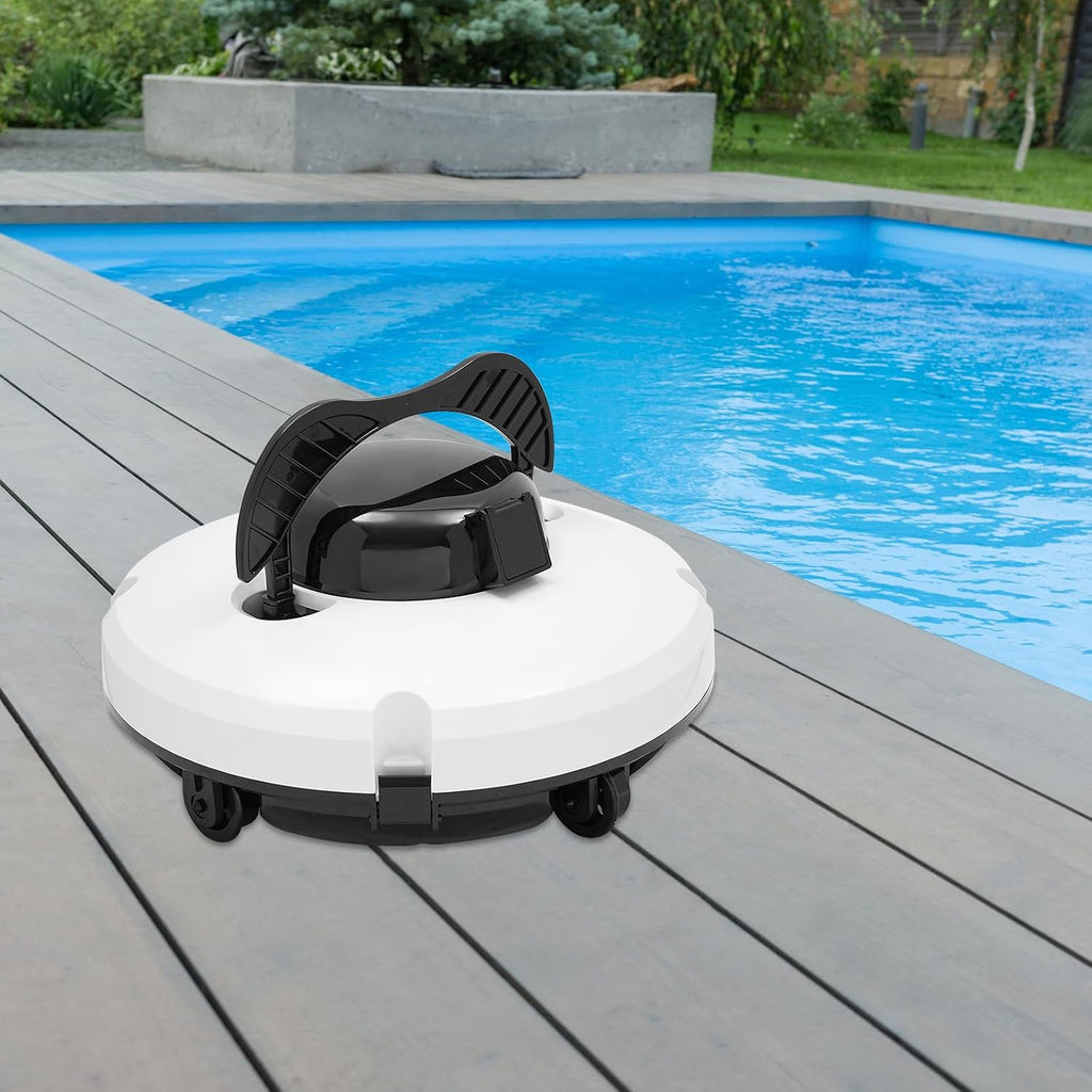 Robotic Pool Cleaner, Automatic Pool Robot Cleaner, IPX8 Swimming Pool Cleaning Machine 120 Mins Runtime, Robotic Cordless Pool Vacuum Cleaner for 1076.4ft²