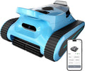 Pool Vacuum for Inground Pools & Above Ground Pool, Cordless Robotic Pool Cleaner with 180W Brushless Motor, 3-Hour Runtime, Wall-Climbing Pool Robot Scrubber for Pools up to 2150 Sq.Ft.