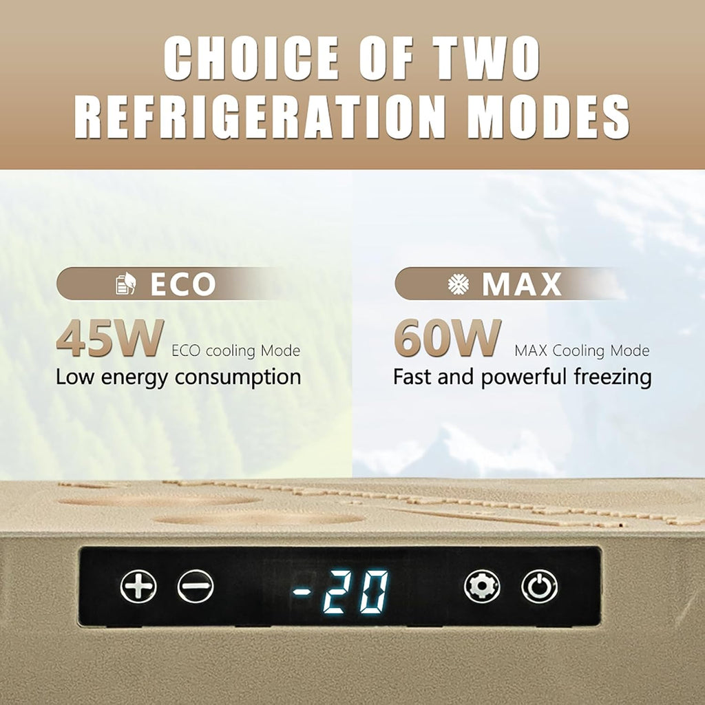 Alpicool 30 Quart GE30 Portable Car Refrigerator,12 Volt Car Freezer, Fast Cooling Fridge, with 12/24V DC and 100-240V AC for Outdoor, Camping, RV, Truck