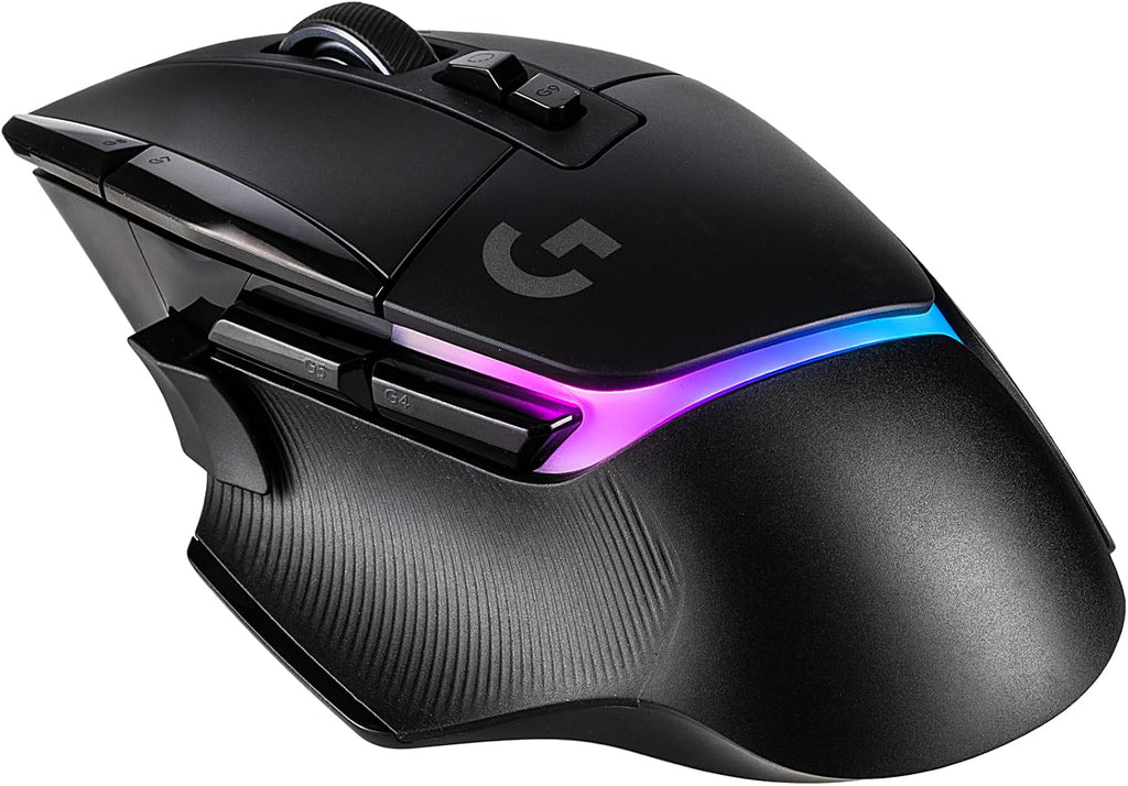 Logitech G G502 X Plus Lightspeed Wireless RGB Gaming Mouse Bundle Including: Mouse Pad, Fiber Cloth