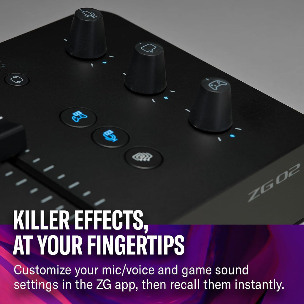 Yamaha ZG02 Gaming Mixer for Voice Chat and Game Streaming